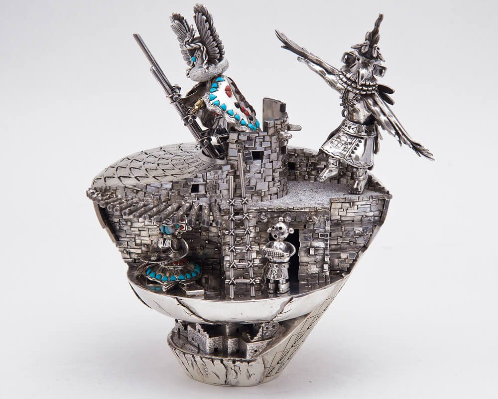 Custom Silver Pot by Alvin Vandever