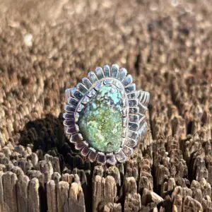 High Grade Pyrite Sterling Silver Mens/Womens Navajo Handmade Ring