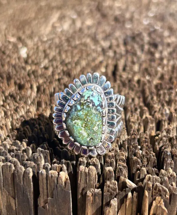 High Grade Pyrite Sterling Silver Mens/Womens Navajo Handmade Ring